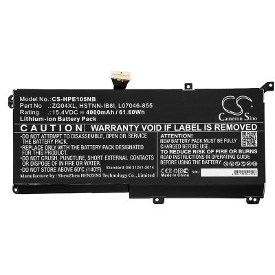 Аккумулятор HP, EliteBook 1050 G1, EliteBook 1050 G1 4QY20EA, ELITEBOOK 1050 G1 4PH83PC, 4000 мАч, CS фото 3