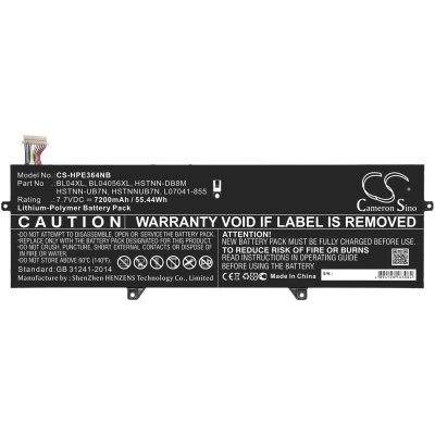 Аккумулятор HP, EliteBook x360 1040 G5(5NW10UT), EliteBook x360 1040 G5(5DG02EA), EliteBook x360 1040 G5(5DF79EA), 7200 мАч, CS фото 5