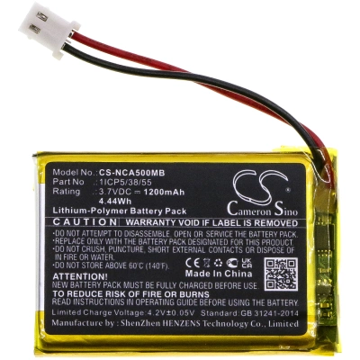 Аккумулятор NUK, ECO Control Audio 500, Eco Control Audio 530D+, 1200 мАч, CS фото 6
