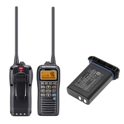 Аккумулятор Icom, IC-M91D, IC-M92D, 1500 мАч, CS фото 3