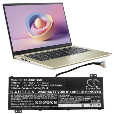 Аккумулятор Acer, Nitro 5 AN515-43-R41A, Nitro 5 AN515-54-79FV, Aspire Nitro 5 AN515-54-72B7, 3700 мАч, CS фото 3