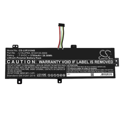 Аккумулятор Lenovo, ideapad 310 15", ideapad 310 15" Touch, ideapad 310-15ISK, 3750 мАч, CS фото 2