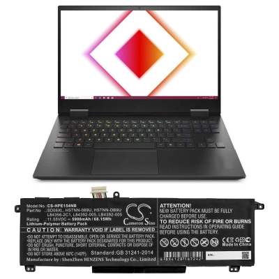 Аккумулятор HP, Omen 15-EK0004TX, Omen 15-EK0011TX, Omen 15-EK0058TX, 5900 мАч, CS фото 3