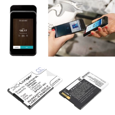 Аккумулятор VeriFone, e280s, e280s V2, 3000 мАч, CS фото 5