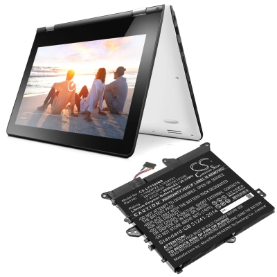 Аккумулятор Lenovo, Yoga 300-11IBR, 80LXX005US, IdeaPad 300S-11IBR(80KU0034GE), 3950 мАч, CS фото 4