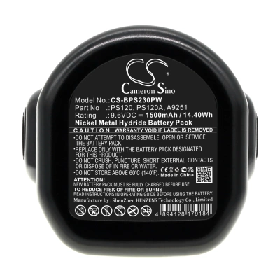 Аккумулятор Black & Decker, CD231, CD231K, CD231P8, 1500 мАч, CS фото 5