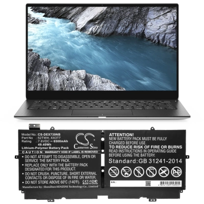 Аккумулятор Dell, XPS 13 7390, 6500 мАч, CS фото 5