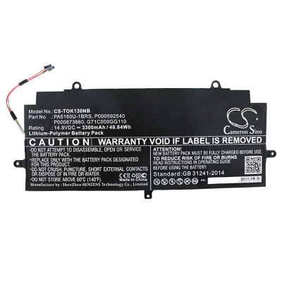 Аккумулятор Toshiba, KIRA 13 Kirabook, Kirabook U930t-B, PSU8SA-00C006, 3300 мАч, CS фото 2