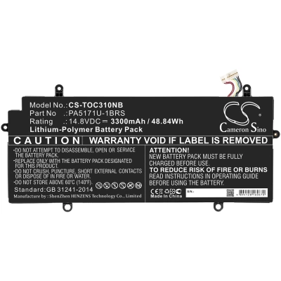 Аккумулятор Toshiba, Chromebook CB30-100, Chromebook CB30-102, CB30-102, 3300 мАч, CS фото 4