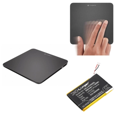 Аккумулятор Logitech | Teufel, Touchpad T650, MX Master, Real Blue NC, 500 мАч, CS фото 3
