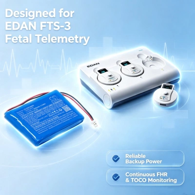 Аккумулятор EDAN, FTS-3 Fetal Telemetry, FTS-6 Fetal Telemetry, 1600 мАч, CS фото 4