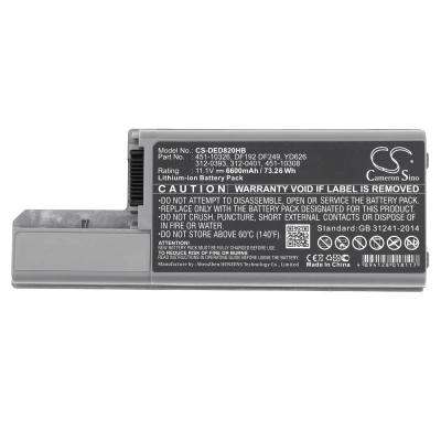 Аккумулятор Dell, Latitude D531, Latitude D820, Precision M65, 6600 мАч, CS фото 3