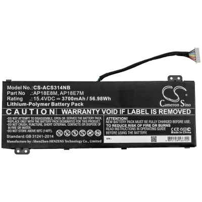 Аккумулятор Acer, Nitro 5 AN515-43-R41A, Nitro 5 AN515-54-79FV, Aspire Nitro 5 AN515-54-72B7, 3700 мАч, CS фото 2