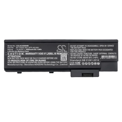 Аккумулятор Acer, Aspire 1640LC, Aspire 1691, Aspire 3002NWLCi, 4400 мАч, CS фото 2