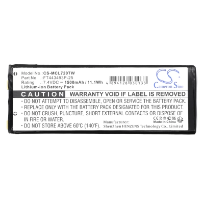 Аккумулятор Cobra CXR900, CXR920, CXR925, CXR950, LI 7000-2 WX, LI7000, LI7020, LI7200, 1500 mAh, CS фото 2