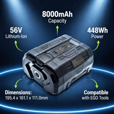 Аккумулятор SABO | EGO, Professional E-POWER, CS1400, CS1403, 8000 мАч, CS фото 2