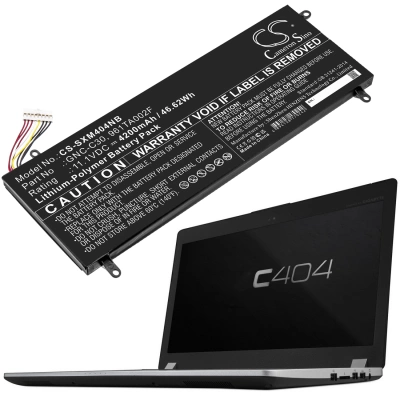 Аккумулятор Schenker | Gigabyte, XMG C404, U24F-2, U2442N, 4200 мАч, CS фото 3