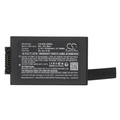 Аккумулятор Ezviz, DL20VS, DL30VS, 5700 мАч, CS фото 3