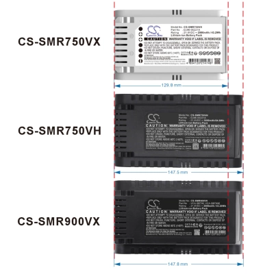 Аккумулятор Samsung, DJ96-00227A, Jet 70, Jet 70 Easym VS15T7033R4/SH, 2000 мАч, 147,80 × 82,30 × 40,35 мм, CS фото 3