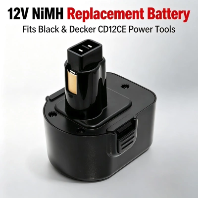 Аккумулятор Black & Decker, CD1202GK, CD1202K, CD120GK, 3300 мАч, CS фото 2