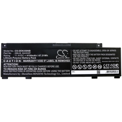 Аккумулятор Dell, Ins 14-5490-D1605L, INS15PR-1548BR, Ins 14-5490-D2625S, 4150 мАч, CS фото 2
