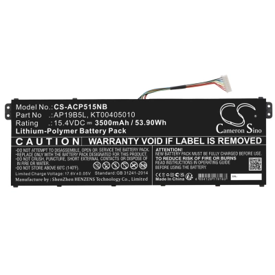 Аккумулятор Acer, Aspire 5 A515-43-R1JF, Aspire 5 A515-43-R41R, Aspire 5 A515-43-R61P, 3500 мАч, CS фото 3