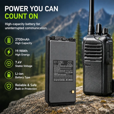 Аккумулятор Icom, IC-3101, IC-4101, IC-F3001, 2700 мАч, CS фото 5