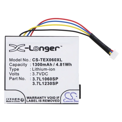 Аккумулятор Texas Instruments, TI-Nspire CX, TI-Nspire CX CAS, N2/AC/2L1/A, 1300 мАч, CS фото 2